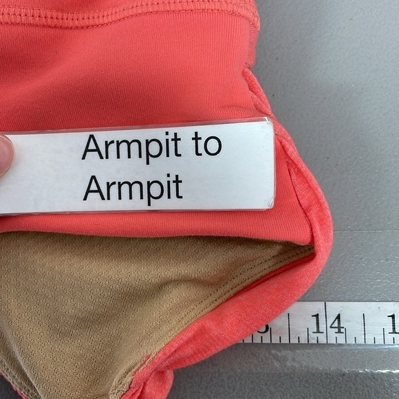 Lululemon Tank Top Women's 6 Orange Sleeveless V-Neck Athletic Shirt - Picture 13 of 14